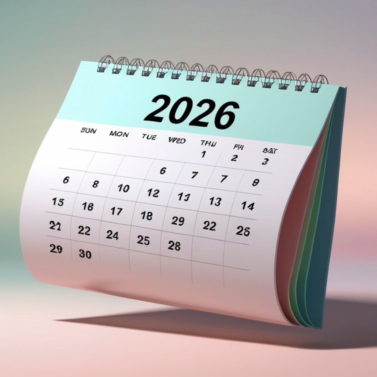 Calendário 2026