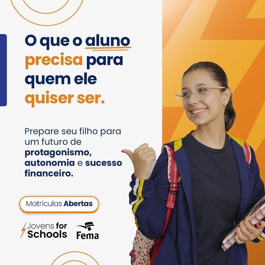 Escola FEMA firma parceria com Jovens for Schools - FEMA