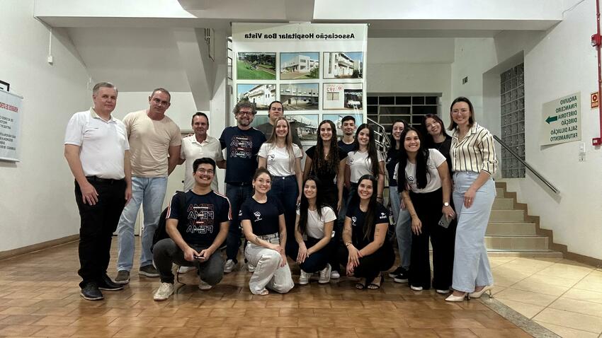 Acadêmicos de Marketing realizam visita técnica ao Hospital de Boa Vista do Buricá - FEMA