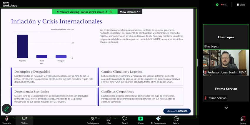 FEMA participa de Conferência Internacional sobre desenvolvimento e competitividade regional - FEMA