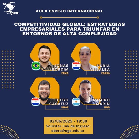 FEMA participa de aula internacional da Red CIDIR - FEMA