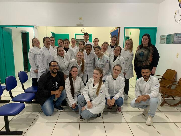 Acadêmicos de Enfermagem realizam visitas técnicas em Unidades Básicas de Saúde de Santa Rosa.  - FEMA