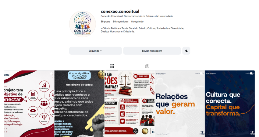 Conexão Conceitual: projeto de extensão promove a democratização do conhecimento acadêmico - FEMA