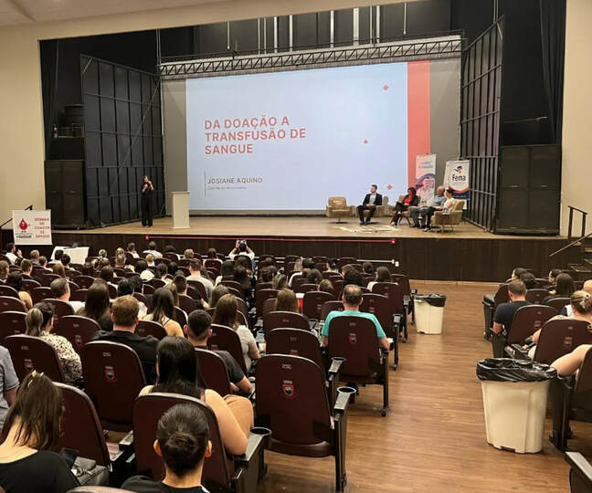 Abertura da Semana do Doador de Sangue em Santa Rosa reúne mais de 500 pessoas - FEMA