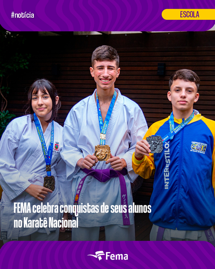 FEMA celebra conquistas dos seus alunos no Karatê Nacional - FEMA