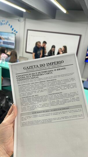Missão Constitucional transforma história do Brasil em experiência de aprendizagem - FEMA
